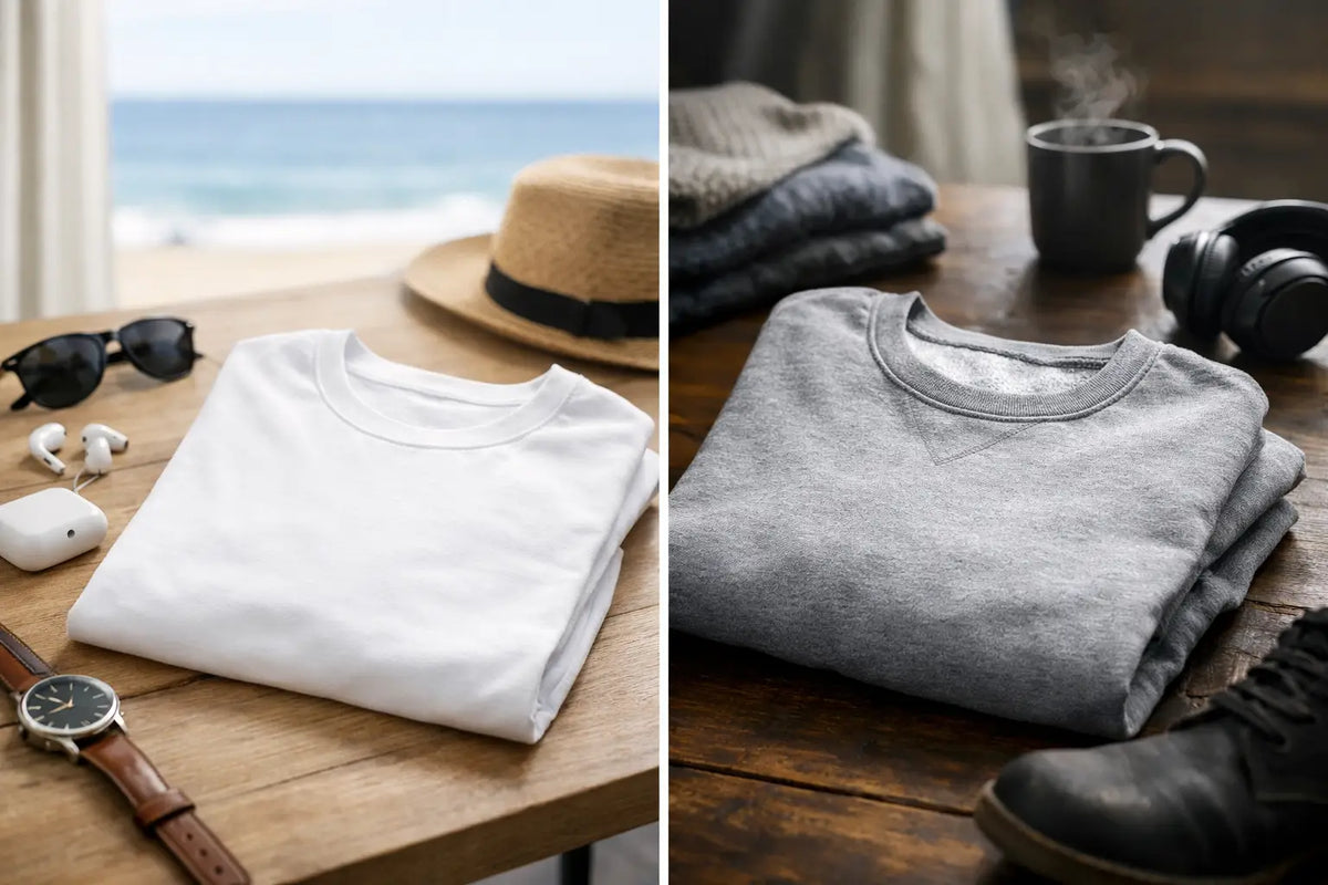 T Shirts vs Sweatshirts for Every Kind of Day