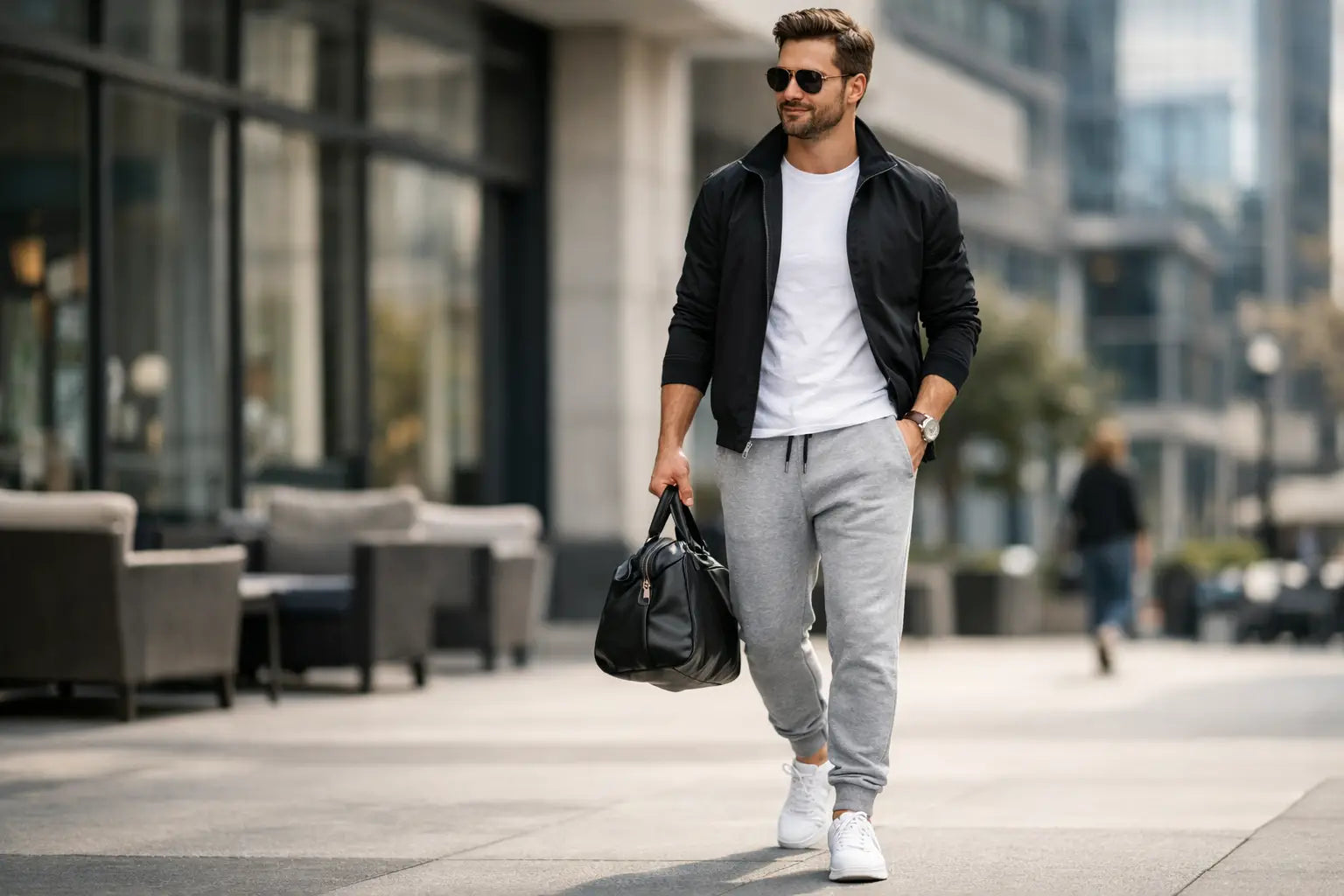 How to Wear Sweatpants Outside and Look Good