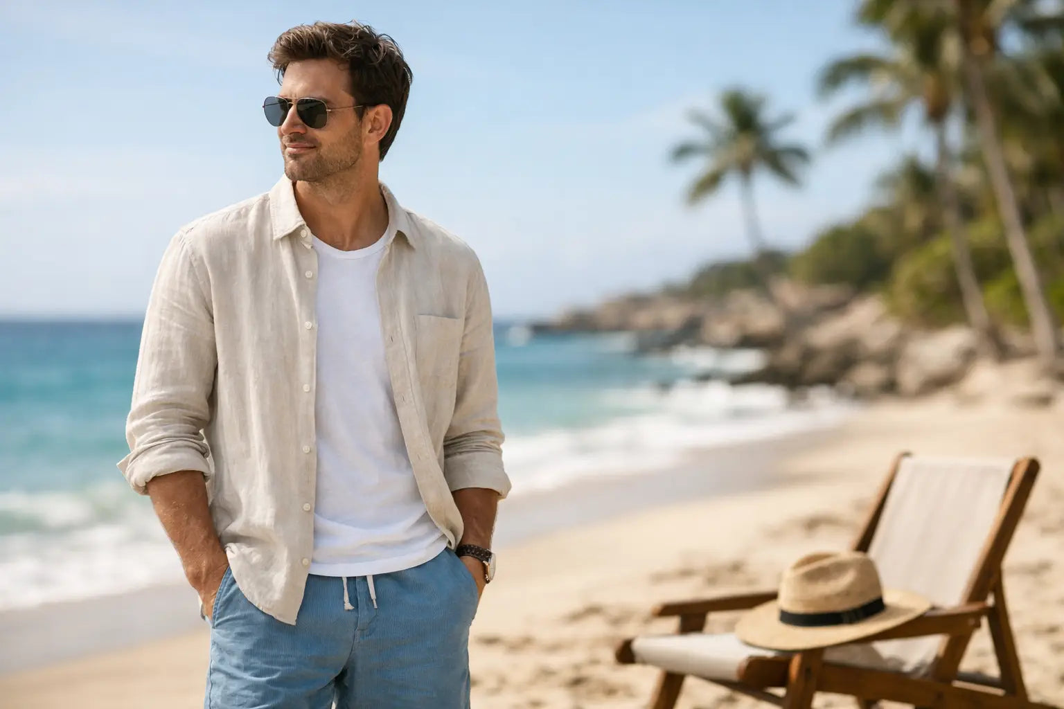 Men's Beach Casual Outfits That Always Work