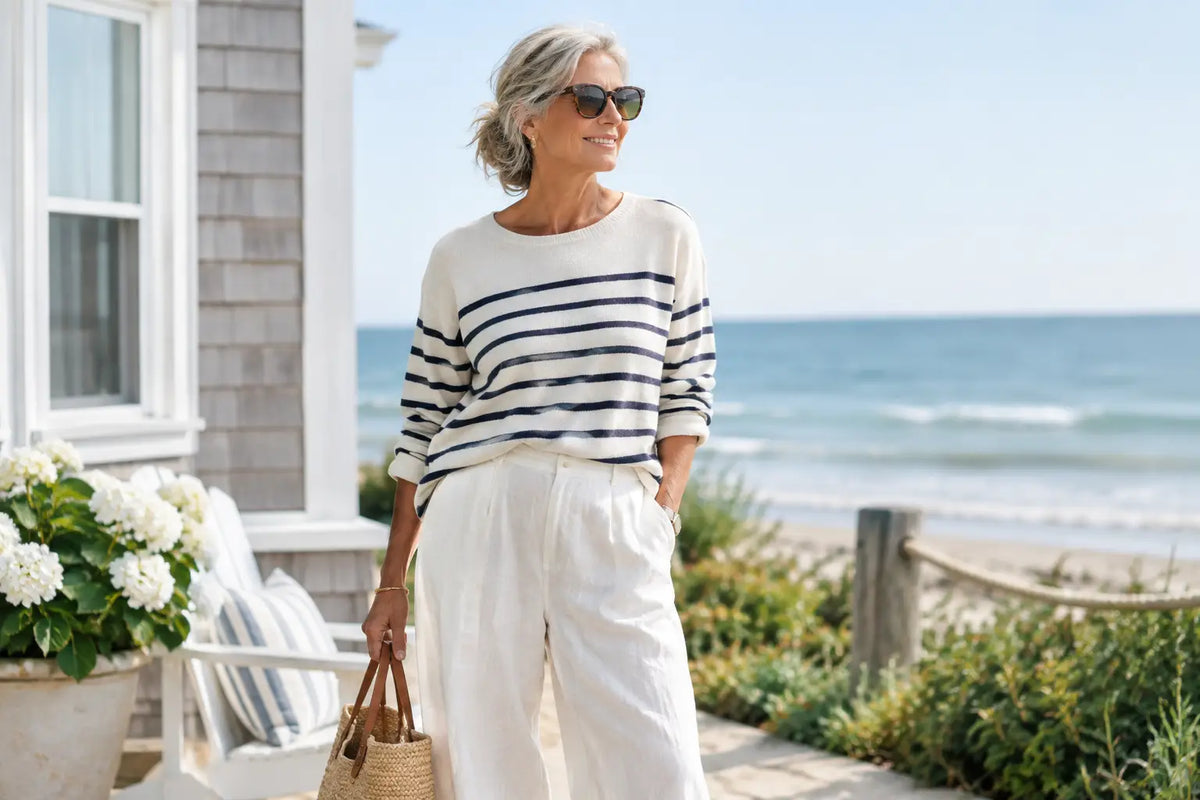 Coastal Grandma Style Outfits for Easy Days